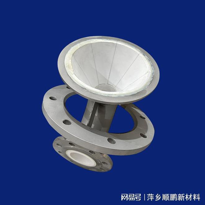 九游娱乐：耐磨陶瓷三通管道(图2)