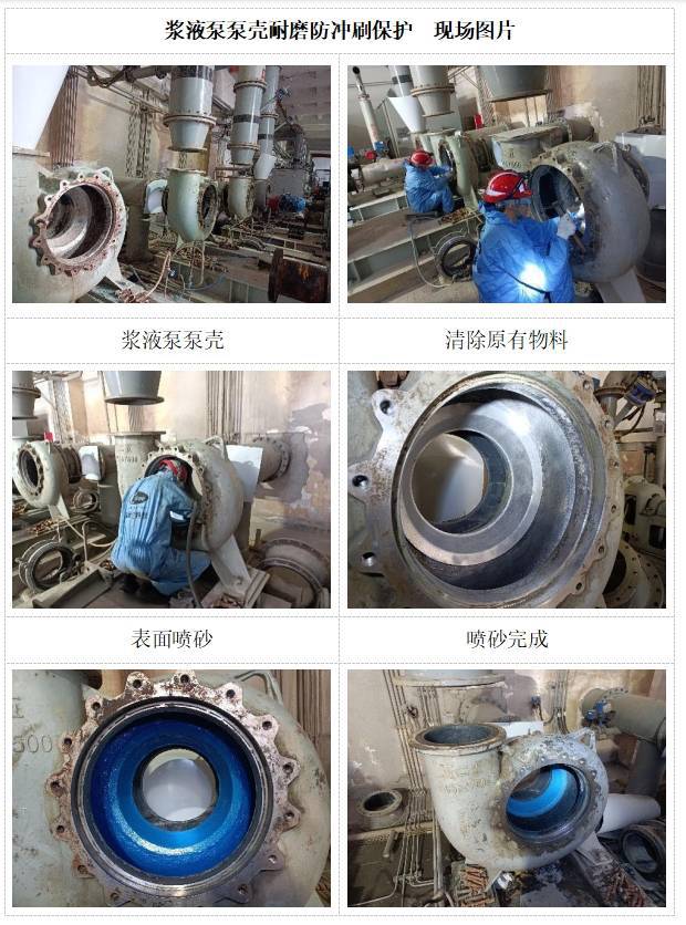 九游娱乐网站：复合材料技术修复浆液泵泵壳磨损从此冲刷腐蚀不再担心(图4)