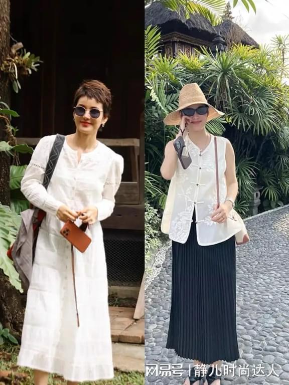 九游娱乐网站：中年女人穿衣越简单越高级！搭配掌握这3个技巧松弛还显贵(图8)
