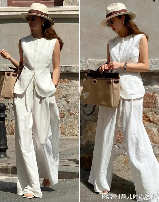 九游娱乐网站：中年女人穿衣越简单越高级！搭配掌握这3个技巧松弛还显贵(图6)