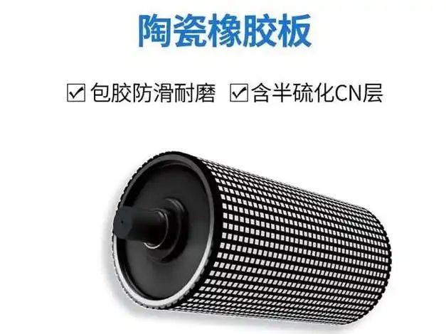 九游娱乐：滚筒冷粘包胶用什么胶板好彼科森耐磨陶瓷橡胶板介绍(图1)