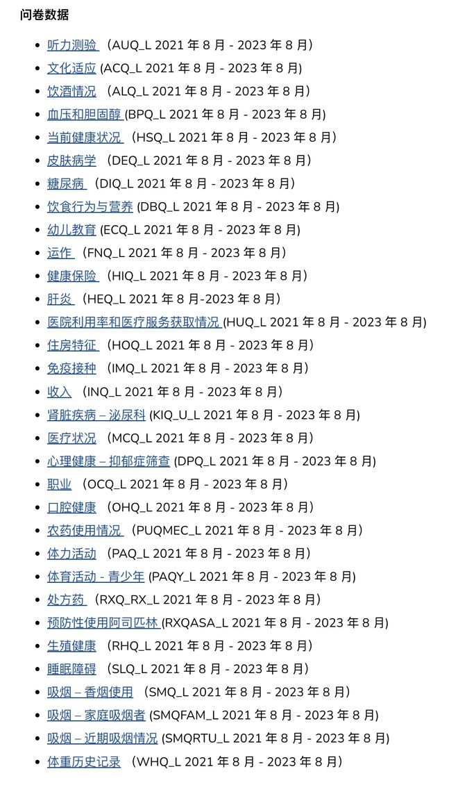 九游娱乐平台：NHANES数据库发布了最新数据(图3)