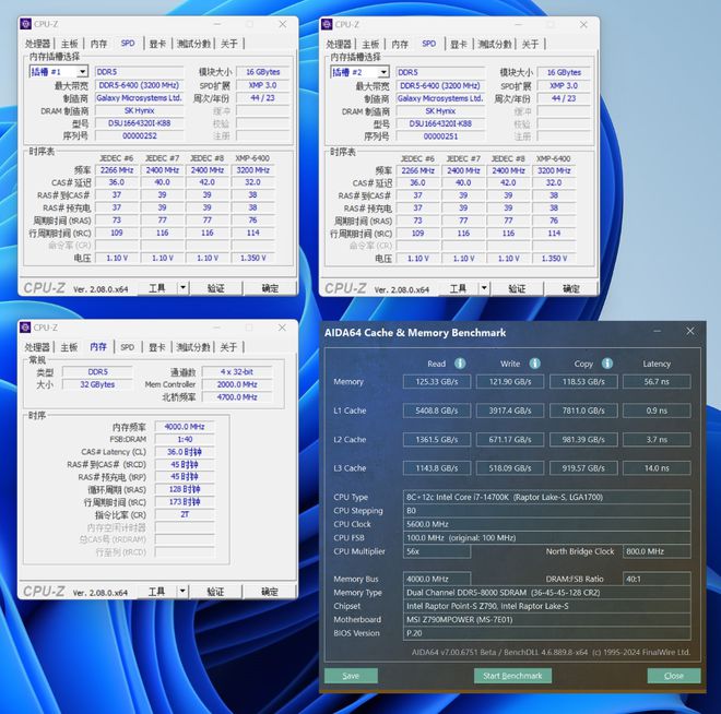 九游娱乐平台：全核58G功耗300W的14700K用啥散热？带屏影驰星曜G360水冷实测(图19)