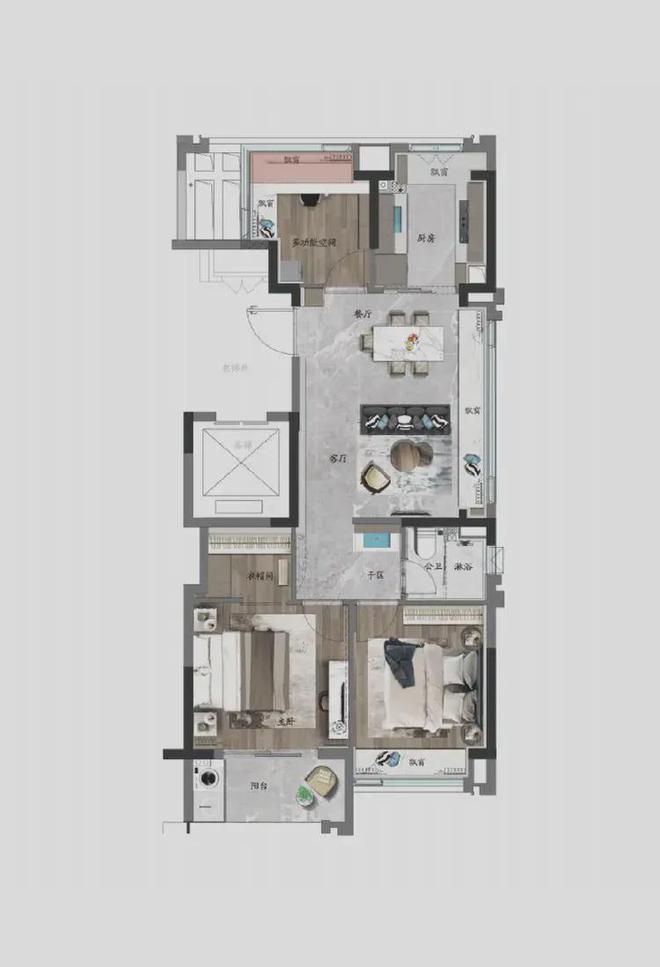 九游娱乐：中铁建万科朗拾花语(售楼处)网站-2025楼盘评测_价格配套户型(图9)