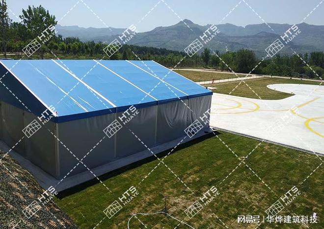 九游娱乐：抗雪机库篷房华烨篷房为您筑起坚固屏障！(图2)