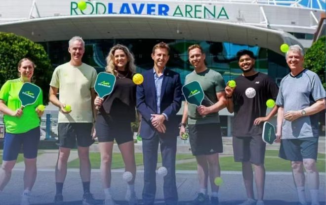 九游娱乐平台：匹克球成为澳网正式比赛项目英利奥与您一起Pickleball(图1)