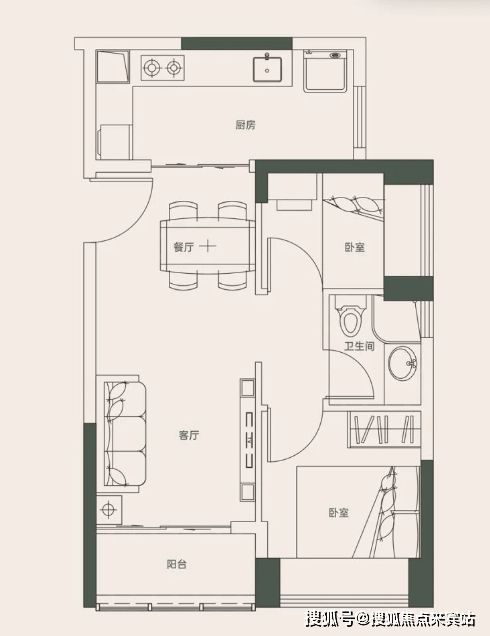 九游娱乐：京地海樾府最新介绍优缺点、得房率、优惠活动户型图(图5)
