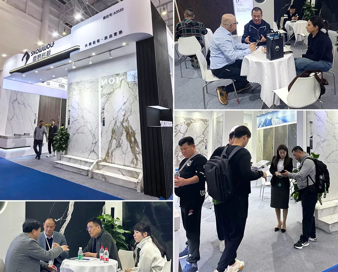 九游娱乐网站：岩板新纪元！雪狼超大规格岩板震撼厦门展开启“巨幕”时代！(图1)