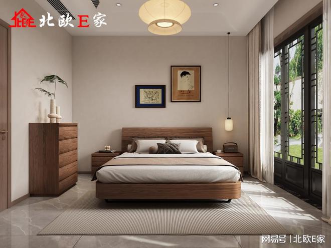 九游娱乐网站：北欧E家：新中式家装设计美得不可方物(图6)