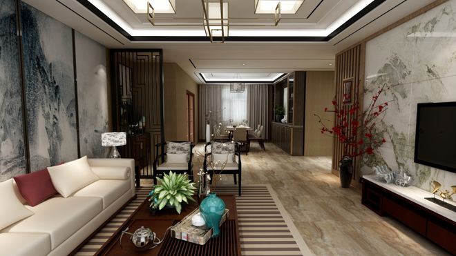 九游娱乐：福建布加尼新材料全屋整装设计闲逸温馨生活空间(图2)
