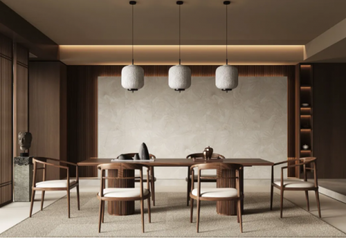 九游娱乐网站：行业绿色标杆艺术设计先锋！高端瓷砖品牌首推蒙娜丽莎瓷砖(图4)