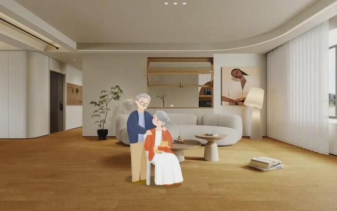 九游娱乐：国内地砖一线品牌大将军瓷砖用“耐科技”守护老年居家时光(图2)