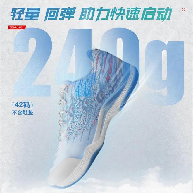 九游娱乐网站：轻就是最好的加速器！的幸速度羽鞋今日为速度而生！(图2)