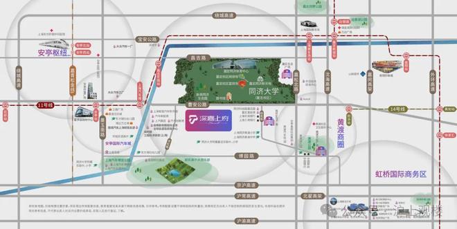 九游娱乐平台：深嘉上府售楼处发布：嘉定芯绿意美宅静享上府温馨日常(图10)