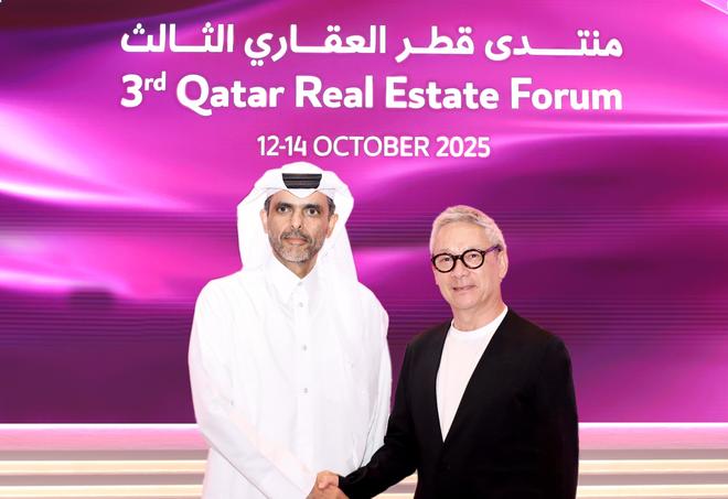 九游娱乐网站：第三届卡塔尔房产论坛圆满落幕引入多元声音SLD创始人梁志天先生作唯一及历屆首位华人设计师受邀出席为中国设计力量首次发声(图2)