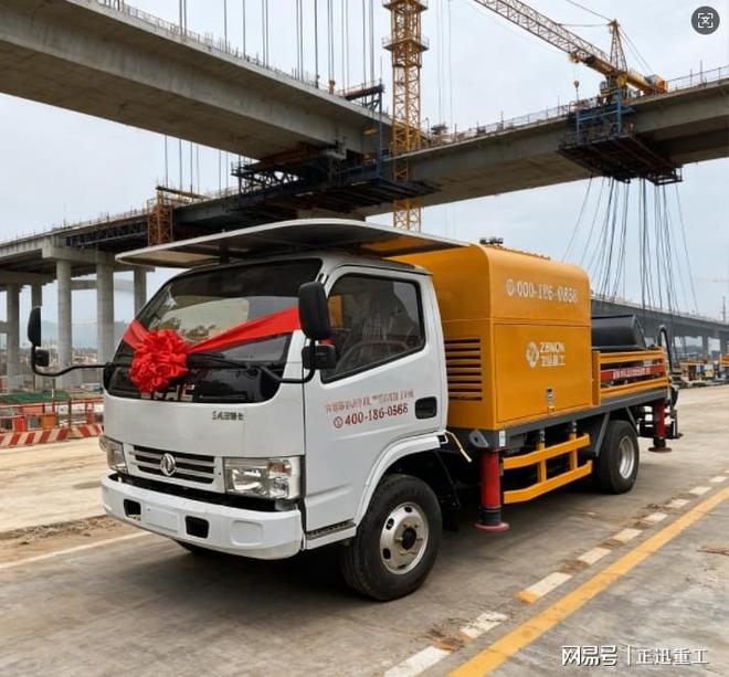 九游娱乐网站：混凝土输送神器！正迅车载泵的硬核实力(图2)