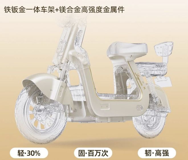 九游娱乐：雅迪、爱玛之后绿源第3款新国标车曝光！镁合金打造有后座能载人(图2)